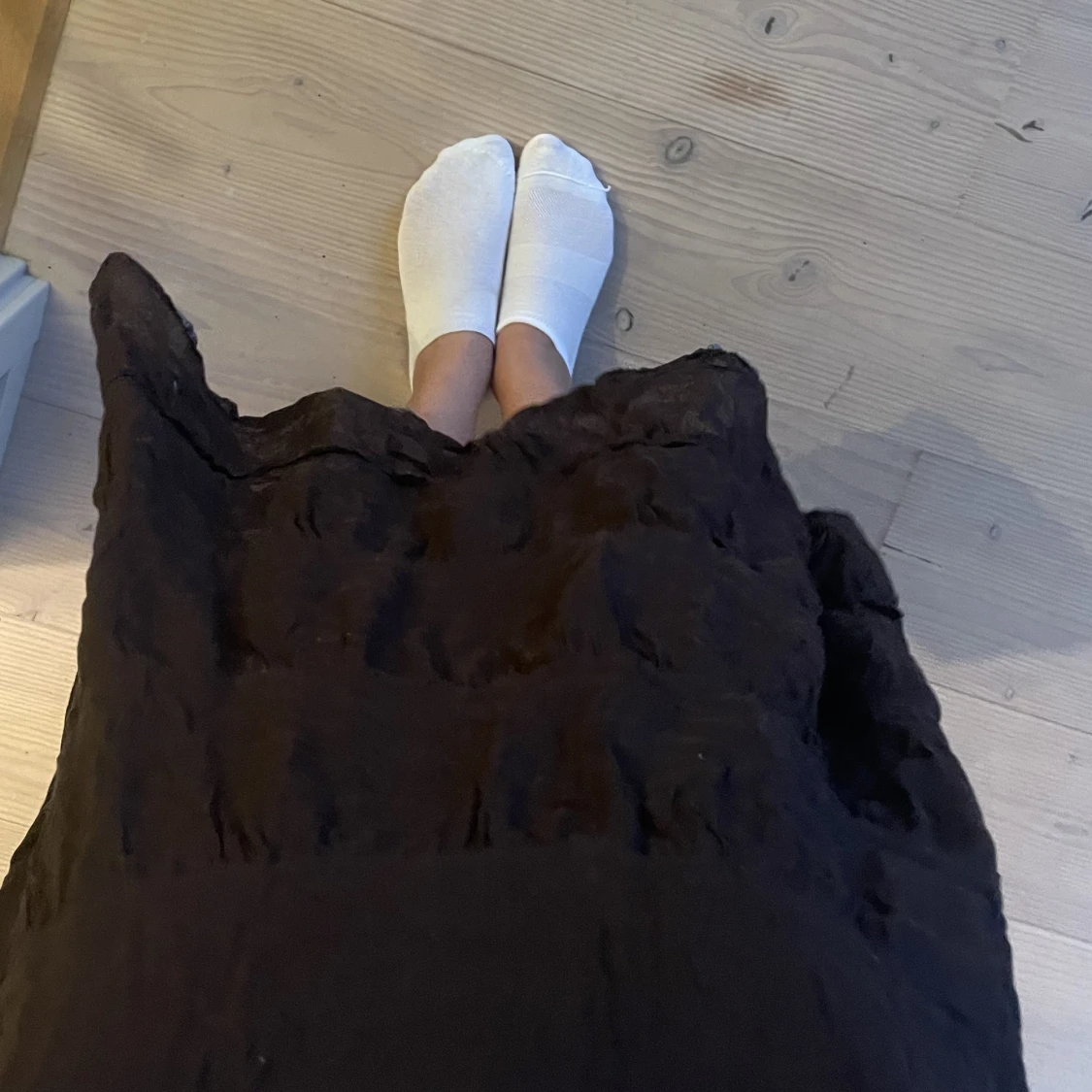 Lång brun kjol - 91