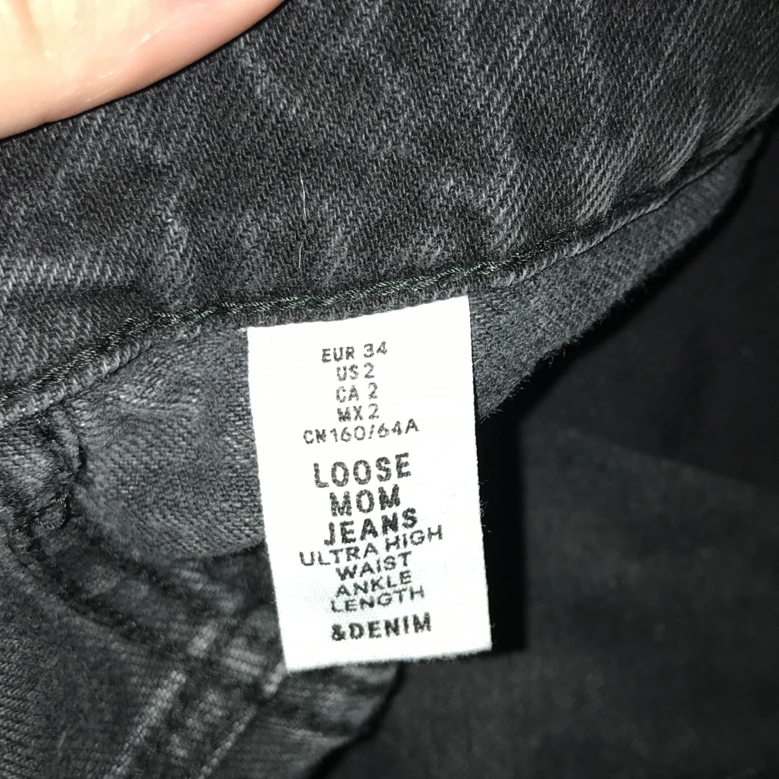 Svarta ”mom jeans - 91