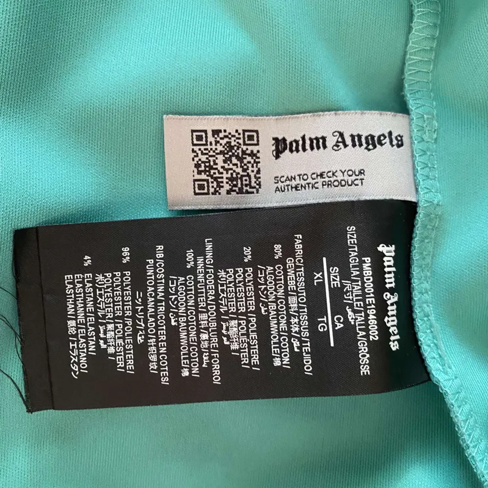 Palm angels tröja mint grön 1:1 kopia, kan sänka pris vid snabb affär. Hoodies.