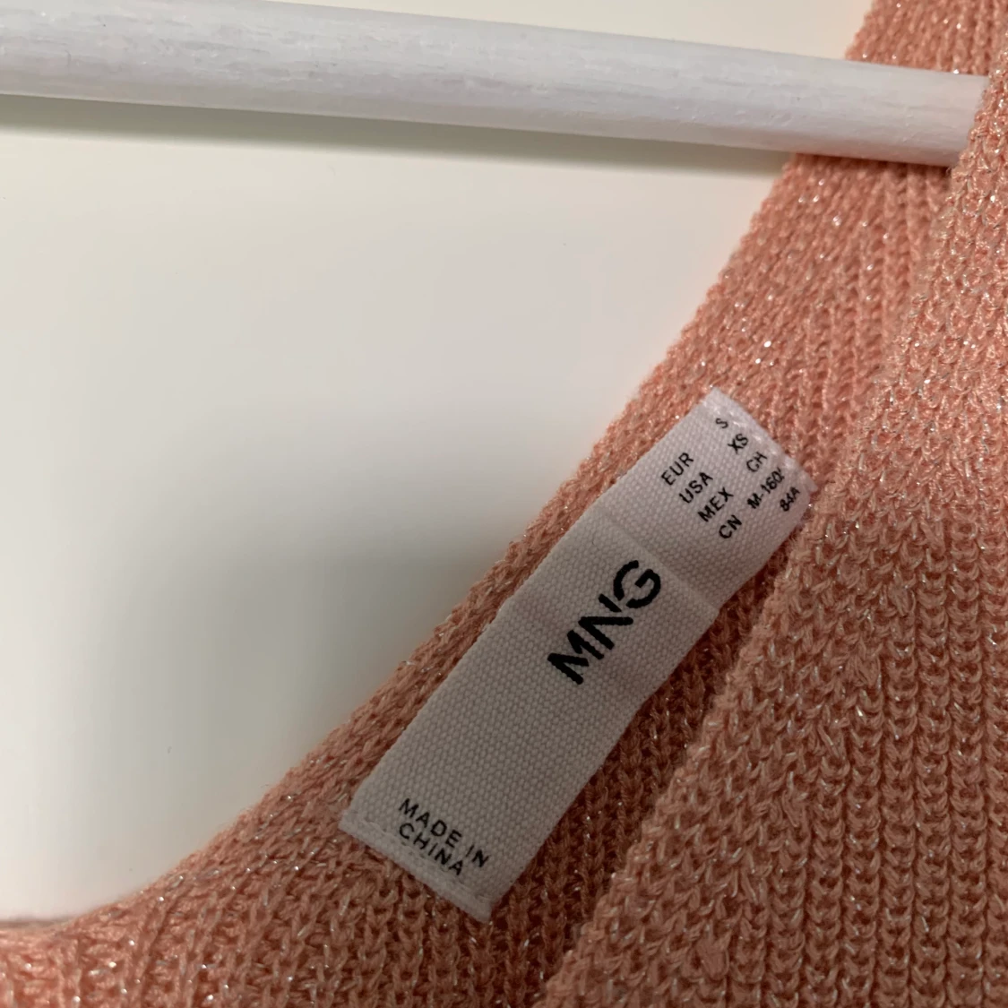 Glittrigt linne Mango - 90