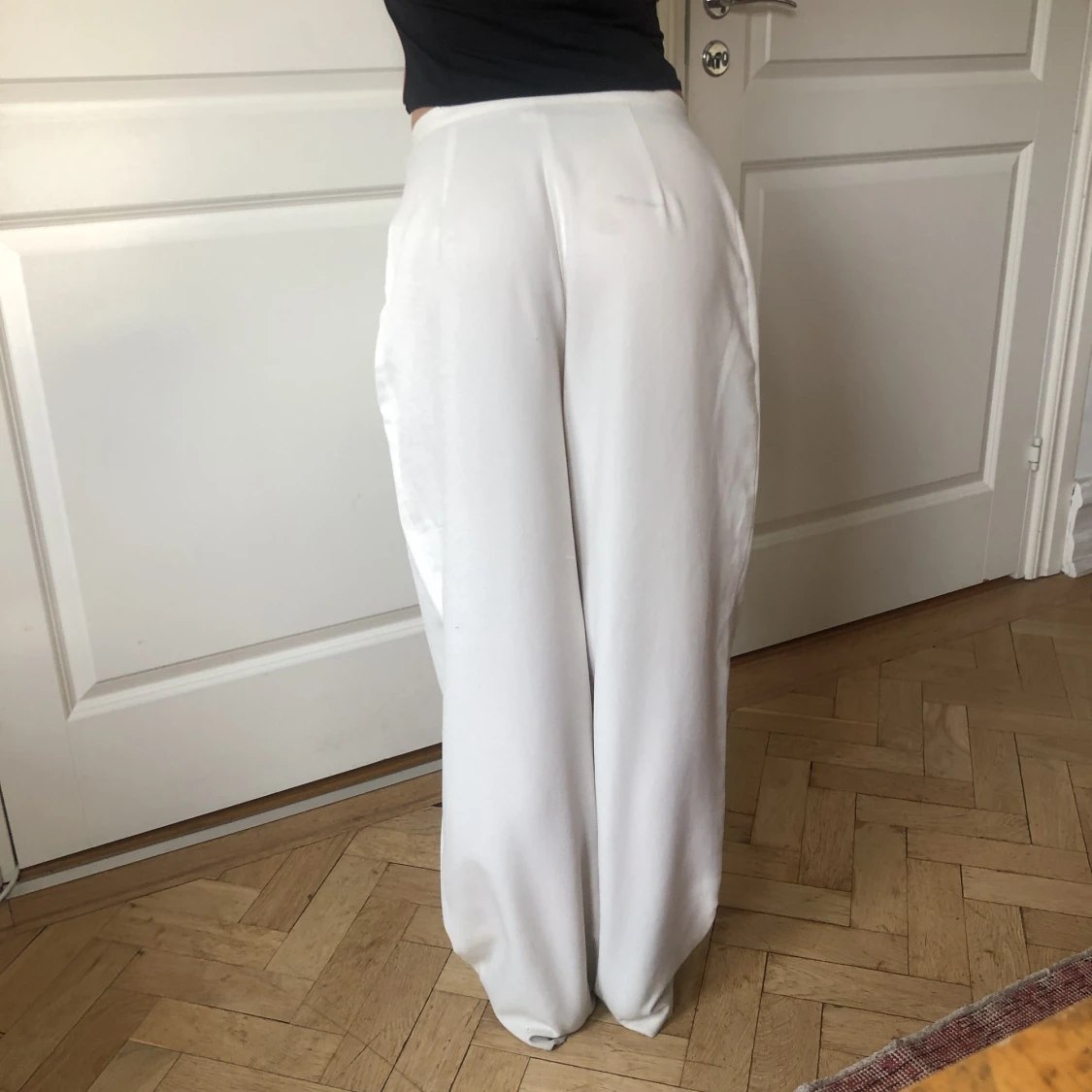 Baggy Vita Byxor - 90