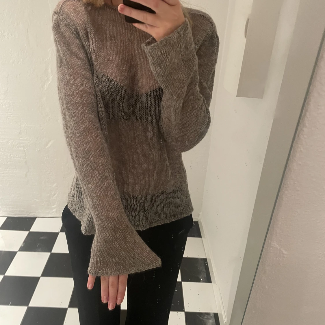 Stickad topp💓💓 - 90