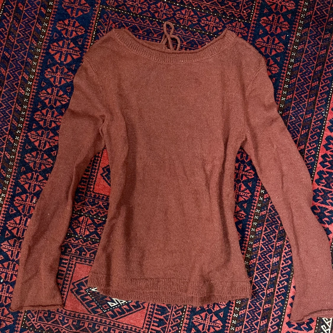 Stickad tunn tröja - 90