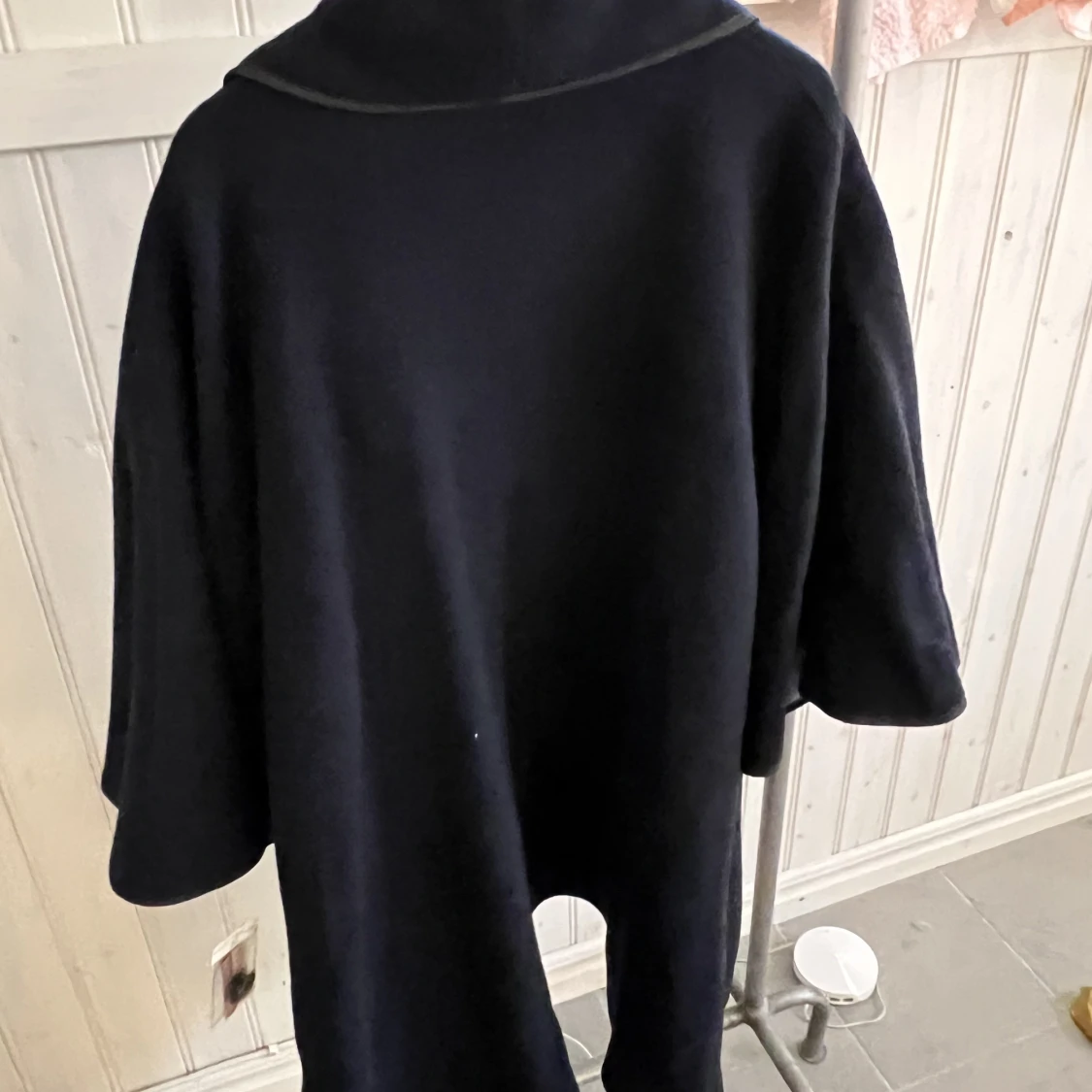 Sent 70-tal James pringle weavers blå- vändbar cape  - 91