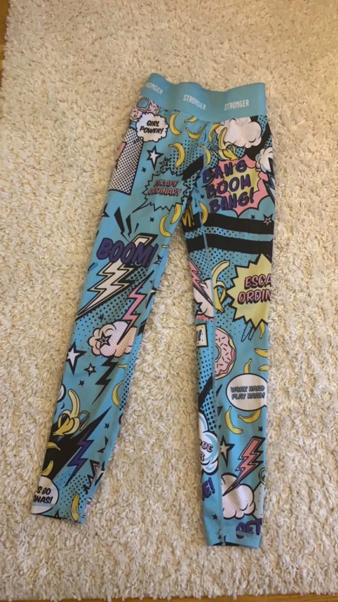 Blå Stronger Byxor! 