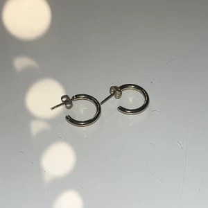 guldiga örhängen - guldiga helt nya örhängen från Edblad🥰 i stål med guldplätering, allergivänliga 