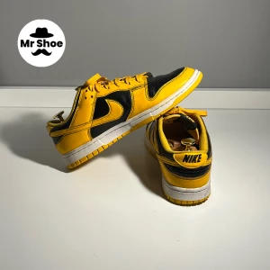 Nike Dunk Low Goldenrode - Tjena, vi på Mr Shoe säljer ett par sjukt snygga Nike Dunk Goldenrode för endast 420kr| Dessa skor går att kombinera med fler otroliga outfits| Skornas skick är 8,5/10| Nypris ligger på 2700kr| Den perfekta julklappen till en vän eller familjemedlem🎄