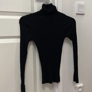 Hög kragad tröja - Ganska slim hög kragad tröja med lite gulddetaljer vid ärmarna.