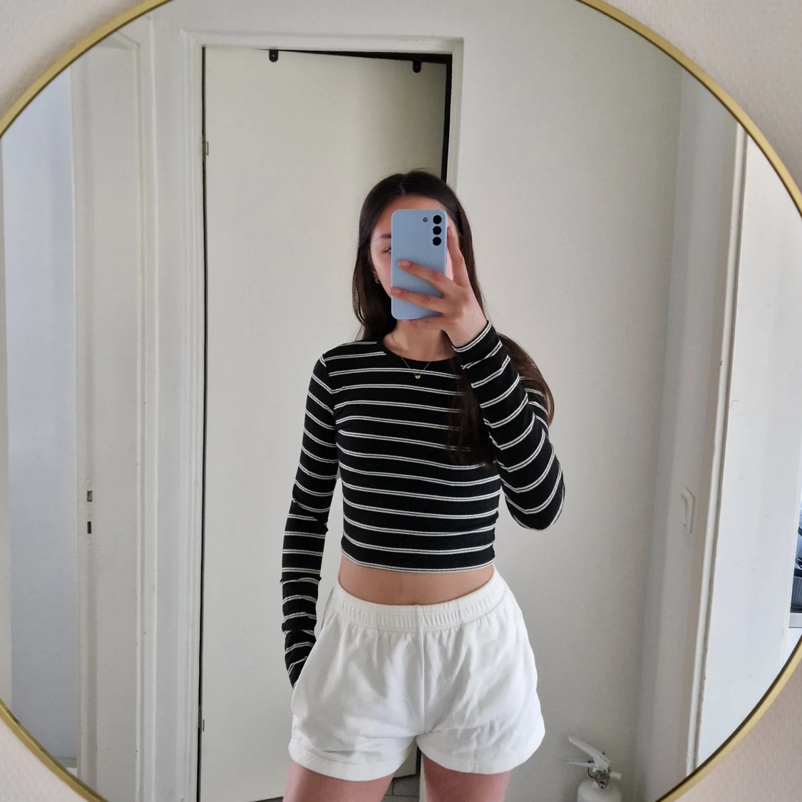 Svart ranig topp - 90