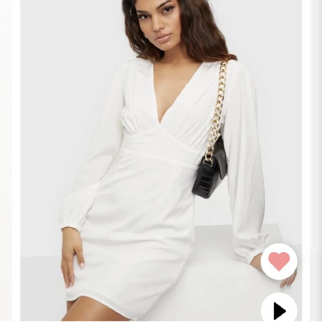 Vit klänning från Nelly