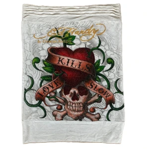 Ed Hardy tube top - Ed Hardy tub topp med diamanter🤍 toppskick, 100% bomull, stretchig och mjuk, fråga för fler bilder💕