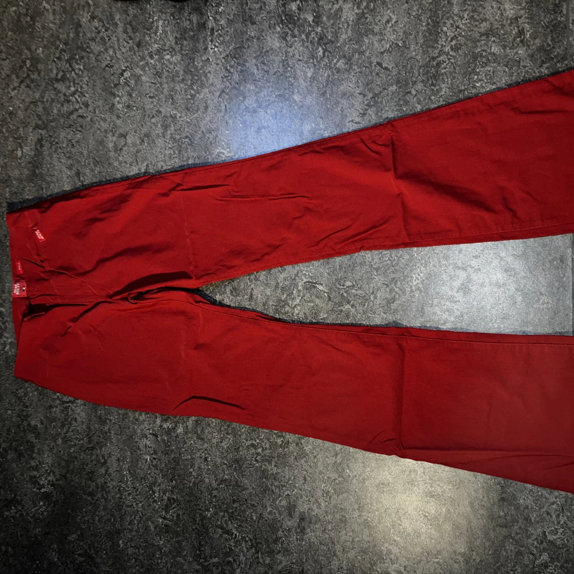 THRIFTED RED FLARED TROUSER - 90