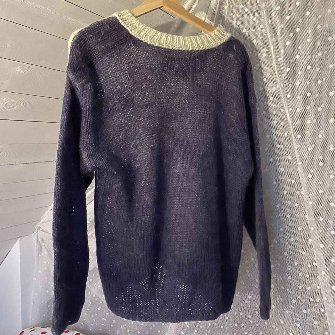 Handstickad tröja - 90