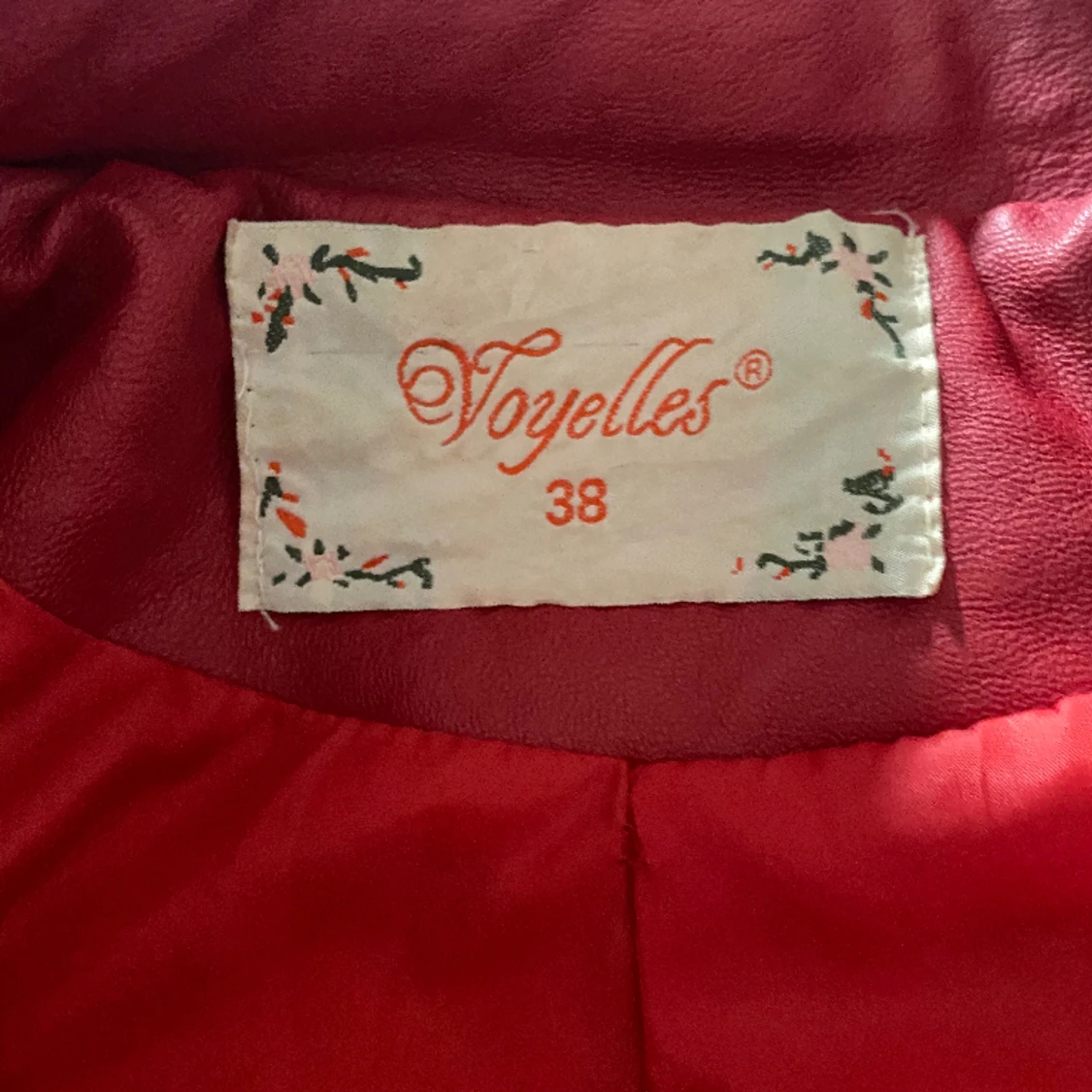 Röd moto jacket - 91