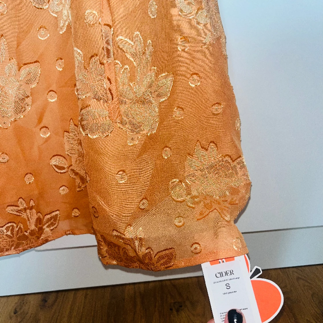 Orange klänning - 91