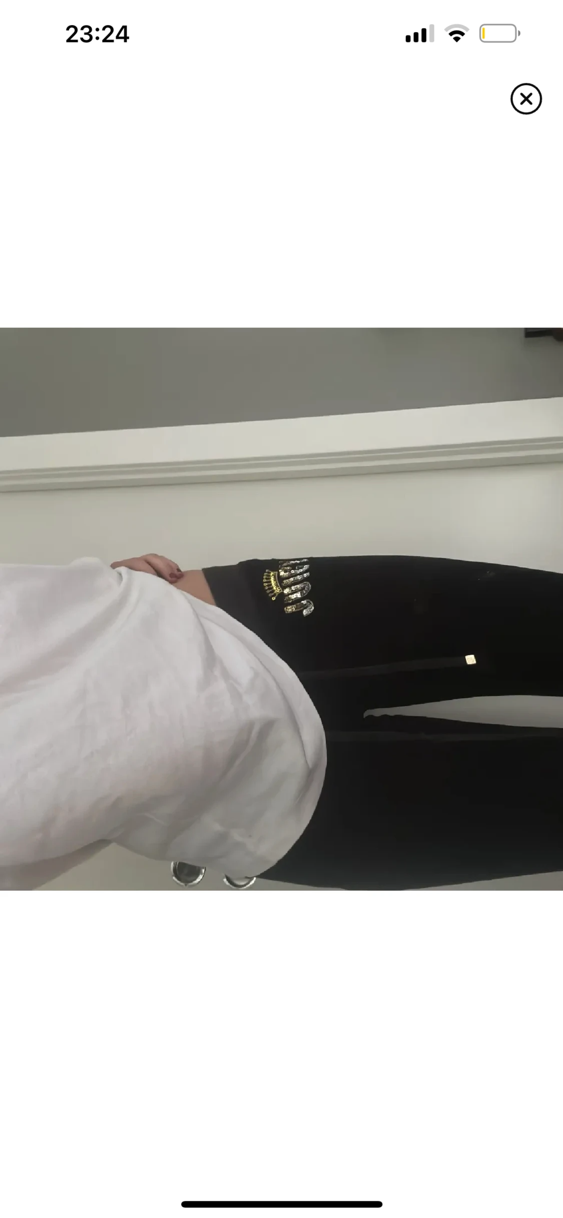 Lågmidjade juicy byxor