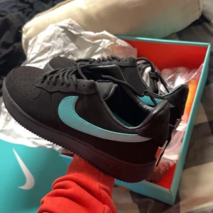 Tiffany’s - Storlek 42 Kvitto allt ingår Aldrig använt  Snören,visselpipa allt ingår samt suede borste Stockx runt 12-13