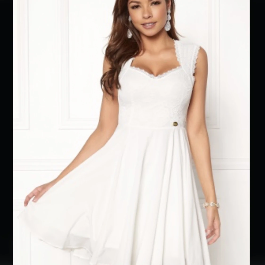 Vit klänning