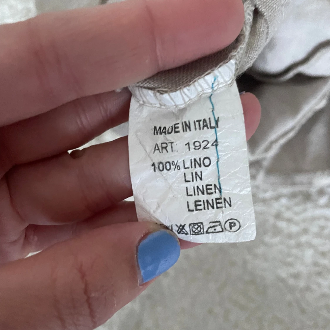 Ett beiget linne i linne - 91