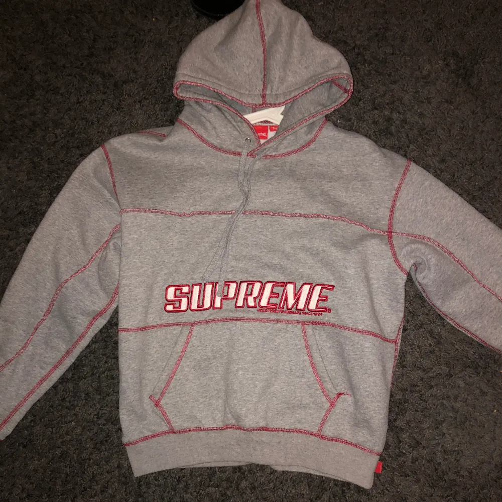 Supreme overstitch can sell hoodie and pants separately. Size S hoodie & pants but joggers fits M  3500kr for both can lower price if it’s a smooth deal. Hoodies.