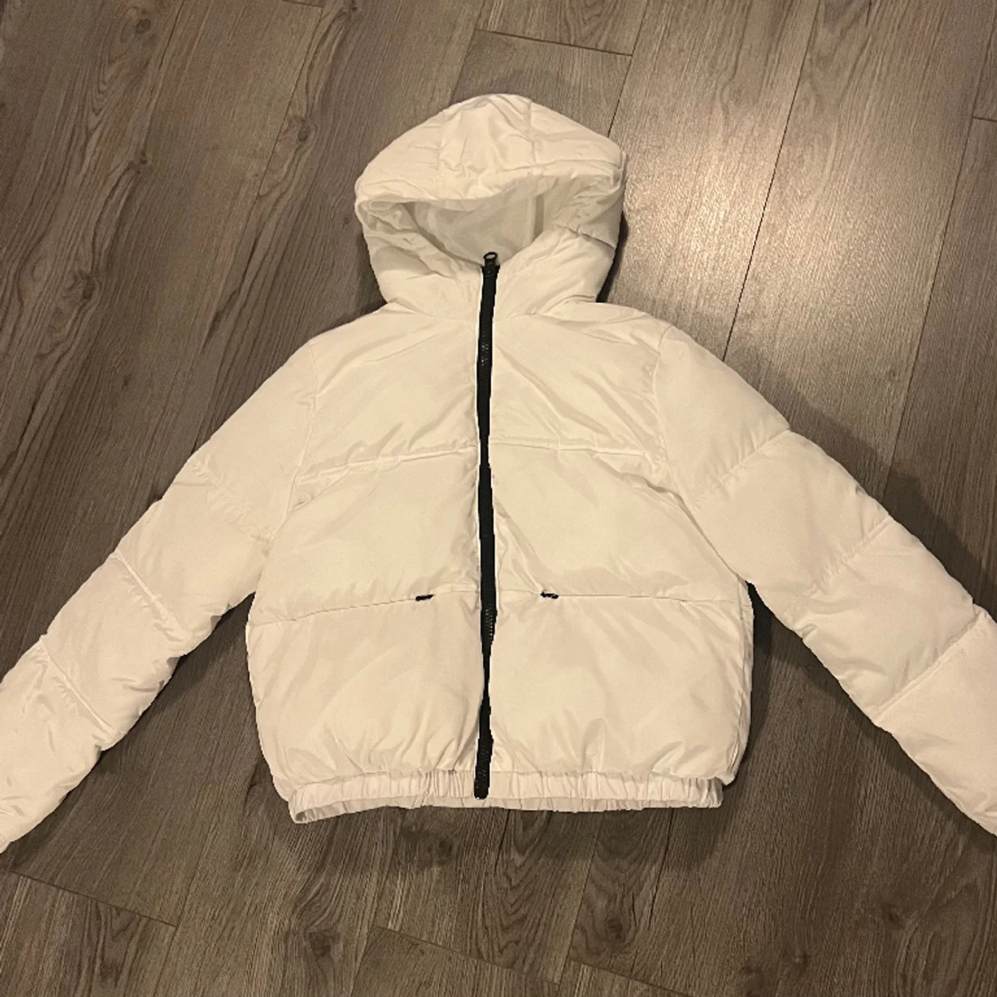 Vit vinterjacka  - 90