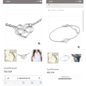 Silver smycke - Säljer mitt äkta silver armband och halsband från sahara, köpta för 750kr och 650kr. Säljer båda tillsammans för 500kr😇