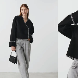 Blanket stitch jacket Gina Tricot - Gina Tricots populära slutsålda jacka ”Blanket stitch jacket” i storlek small, helt oanvänd 💕