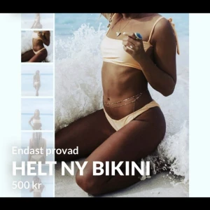 Bikini - Säljer en helt ny bikini från Hanna Schönbergs kollektion, i strl S/M. Oanvänd i ljus orange färg 