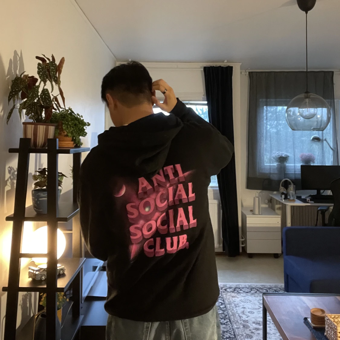 Anti Social Social Club Svart SR-88 Hoodie