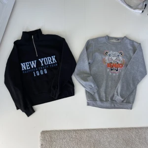 Sweatshirts - Två super fina och sköna sweatshirts. Kenzo tröjan är mer använd och lite sliten men fortfarande fin. Båda tröjorna för 500 kr och en för 250 kr.  