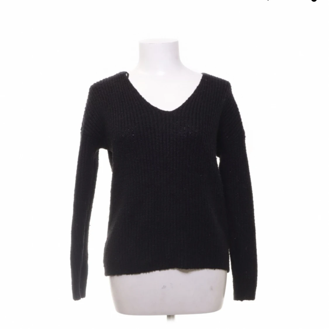 Stickad svart tröja från ONLY