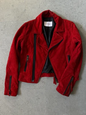 Suede biker jacket - Suede biker jacket Color red Great condition