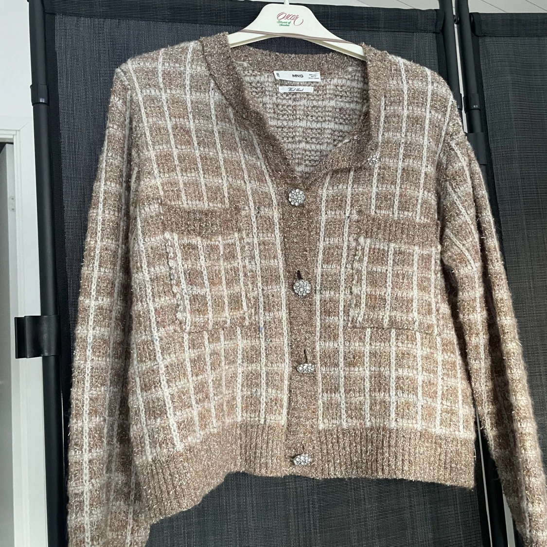 Brun biege kofta  - 90