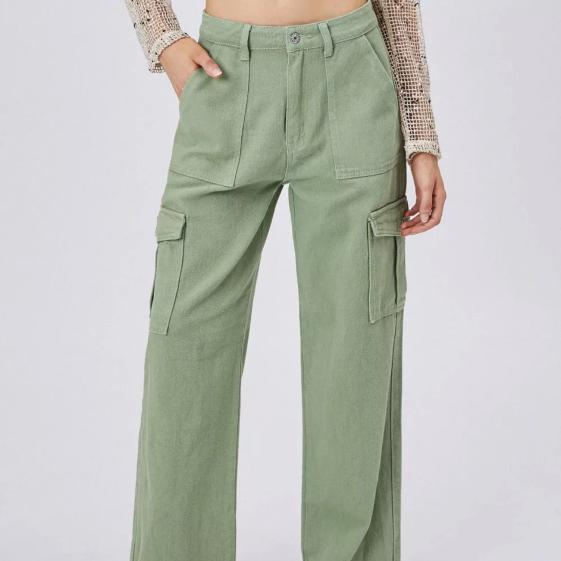 Wide cargo pants - 90