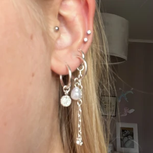 Örhängen - Säljer dessa örhängen från glitter! Fint skick, säljer då de ej används. Pris går att diskutera! Kan leverera själv hem till dig för 15 kr.