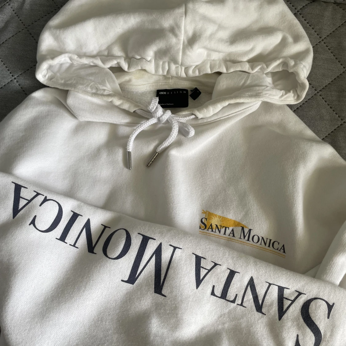 Asos Oversized Hoodie Vit, Santa Monica 