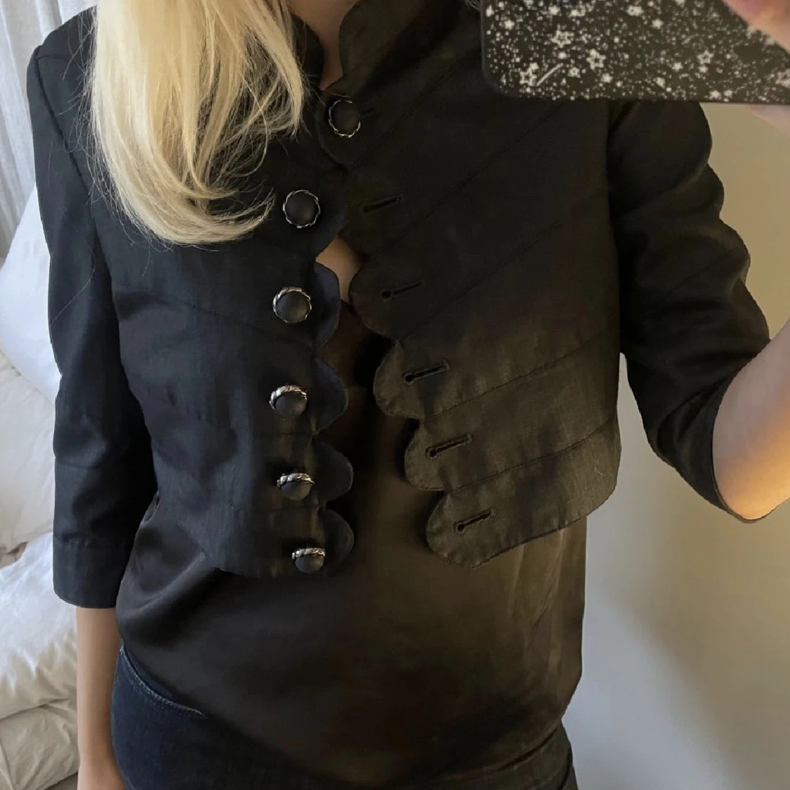 Trekvartsärmad topp