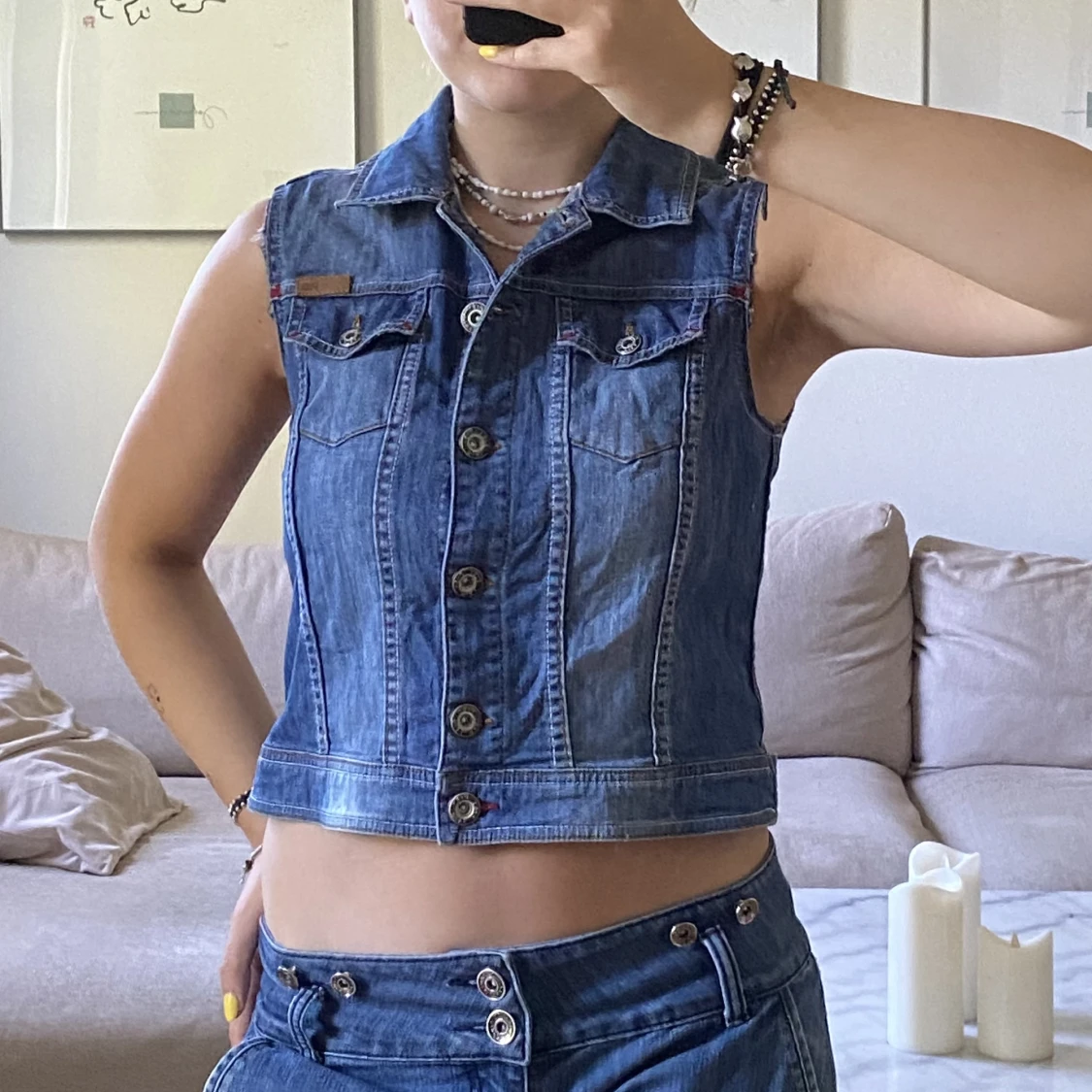Jeansväst