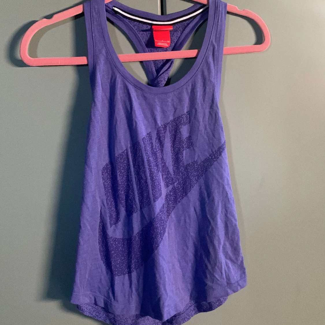 Nike linne lila twisted back brottarlinne S