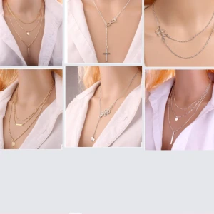 Fler Skikt Halsband - Material legerat 89kr/st 