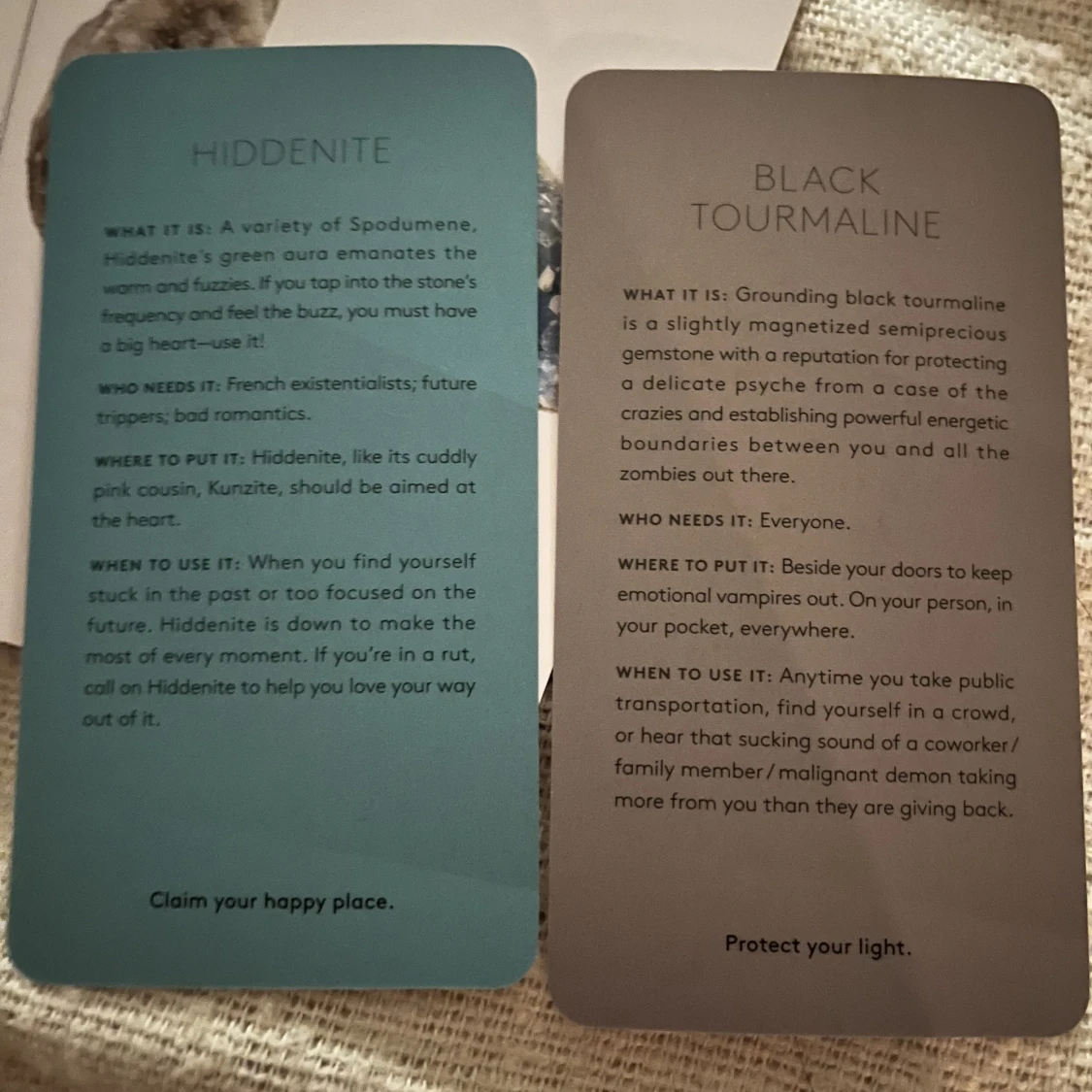 Kort/ orakelkort  - 91