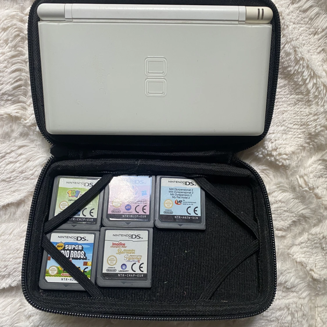 Nintendo DS med 5 spel till