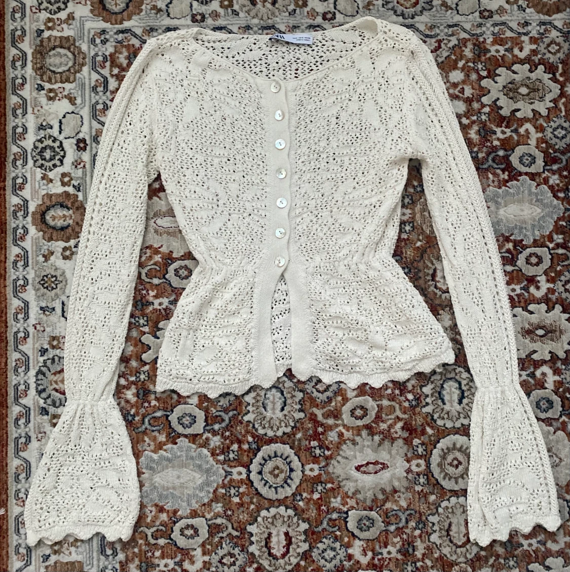 Stickad kofta - 90