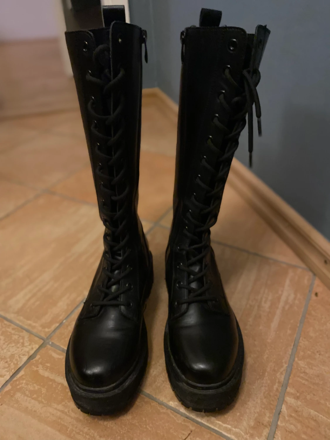 Höga kängor chunky - 90