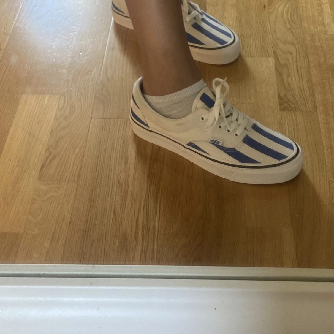 Vans, blå-vit randiga   - 91