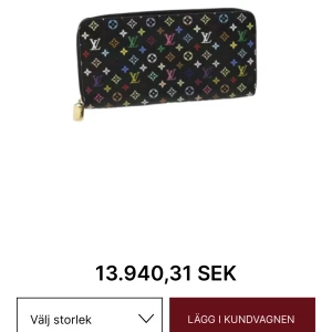 vintage louis vuttion plånbok - säljer på grund av ingen användning, har tyvärr inte bevis på att den är äkta!  