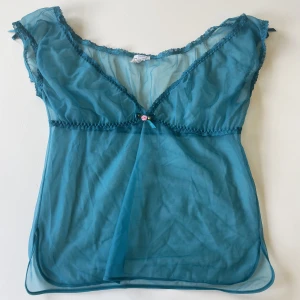 Meshtopp - Turkos mesh topp från intimissimi.