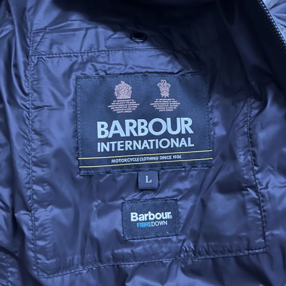 Barbour Internationall väst herr storlek L - 91
