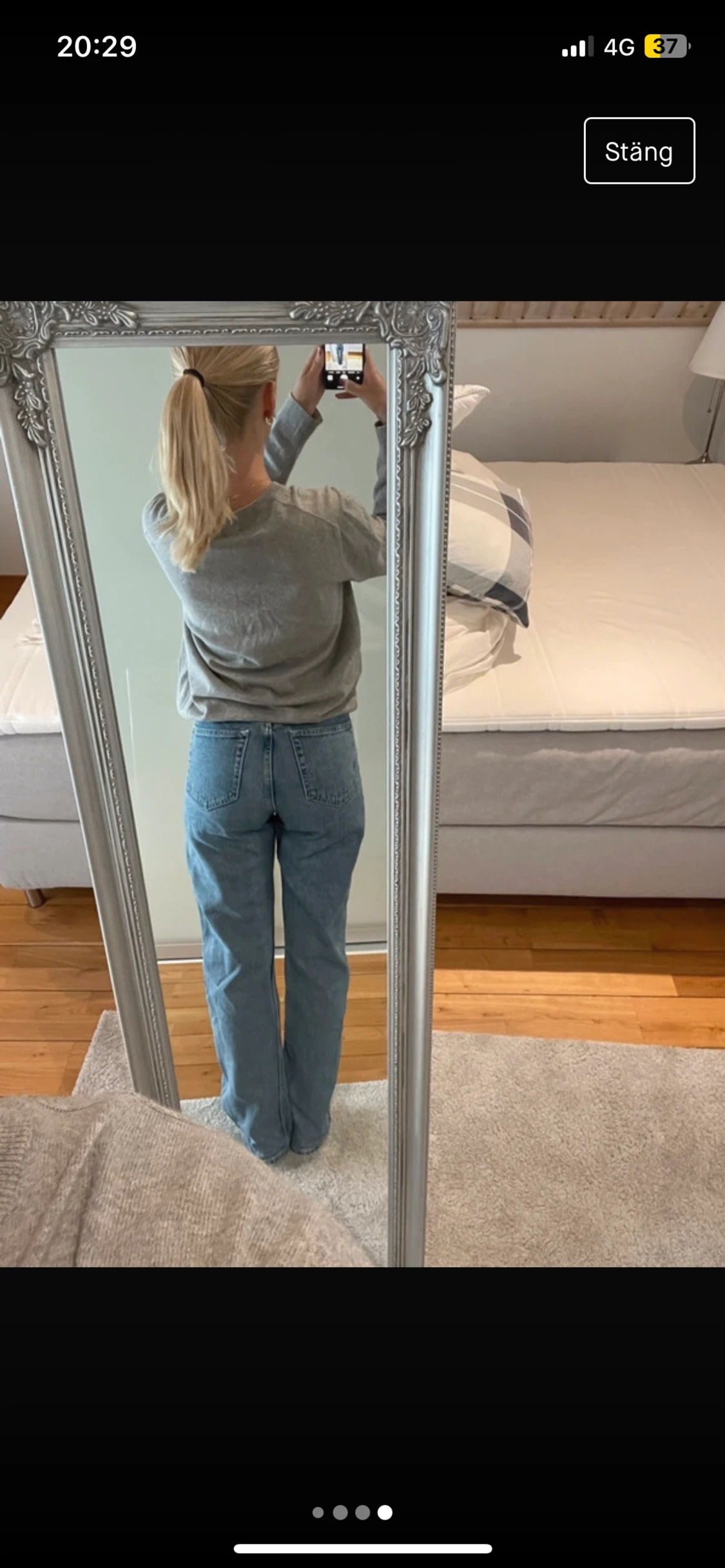 Blå weekday jeans - 90