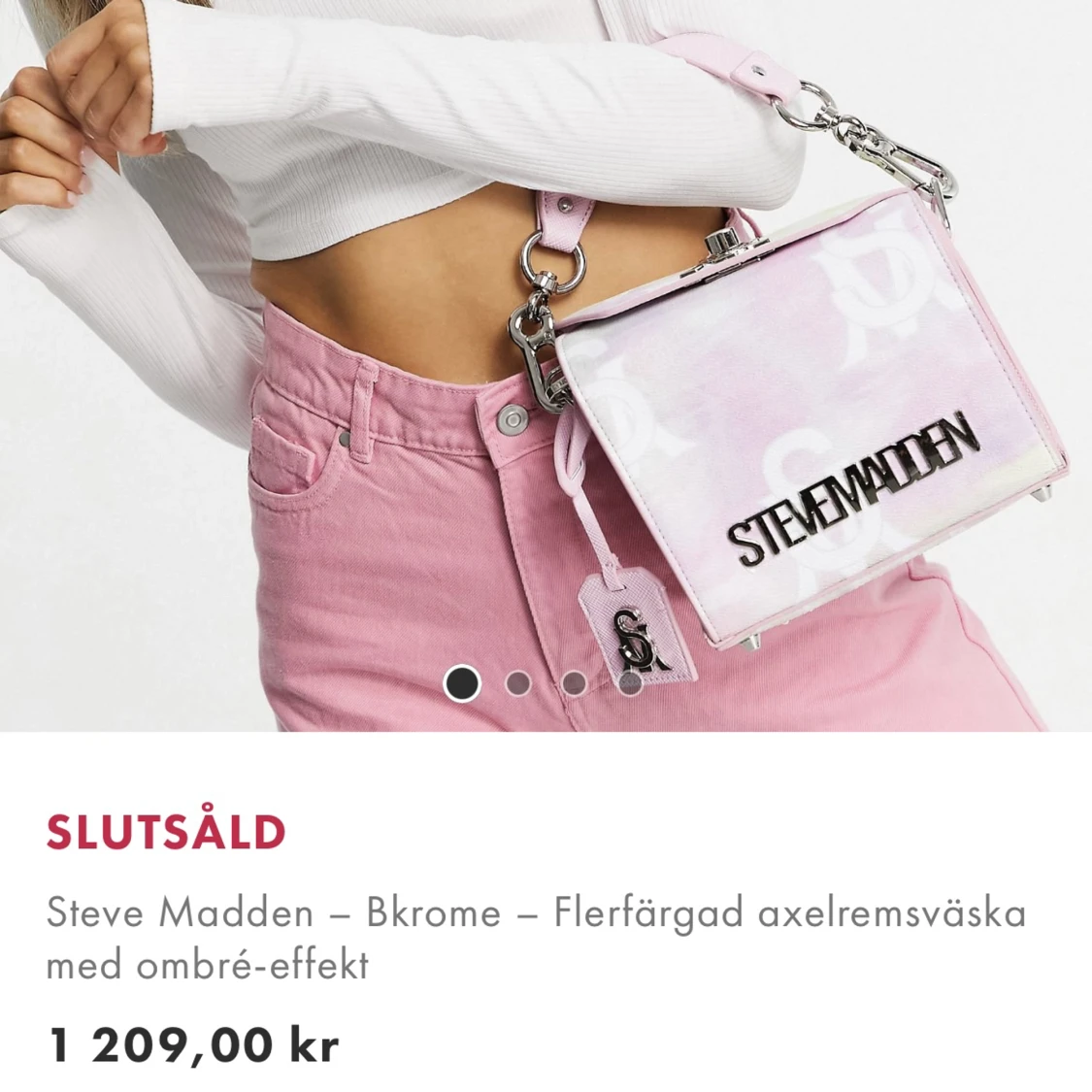 Steve Madden Bkrome axelremsväska - 91